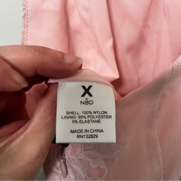 Revolve X by NBD O.V.G. Halter Lace Knit Mini Dress XS - Picture 6 of 12